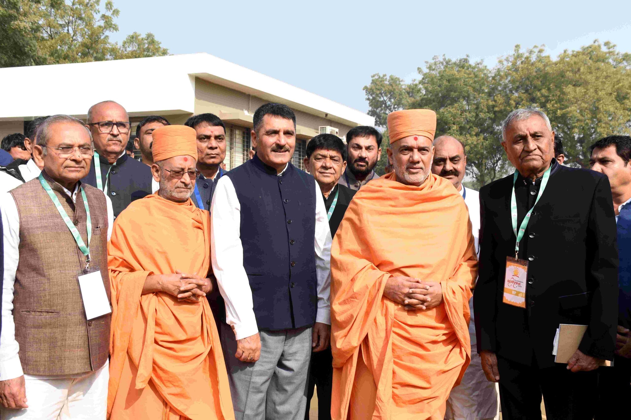 Vishva Anjanadham Bhoomi Pujan Ceremony at Jamiatpura Gandhinagar
