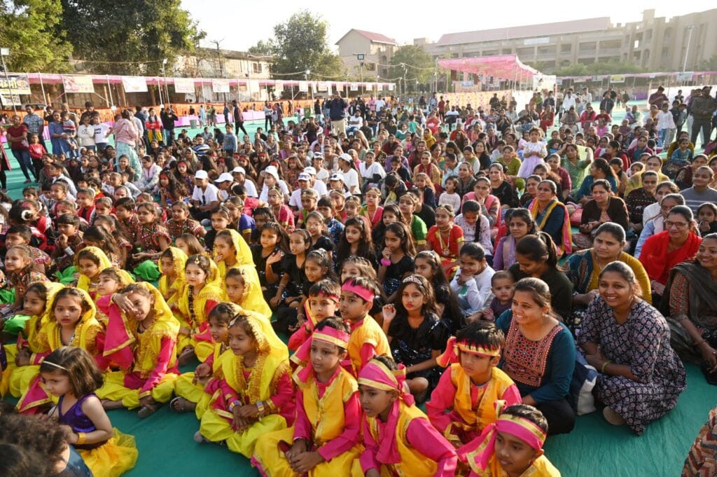 Kalarav Carnival Fun Fair organized by Modasa Kelavani Mandal school